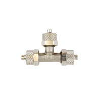 Connecteur métal en T pour tuyau CO2