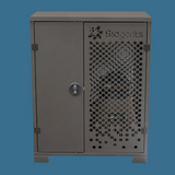Caisson de protection métallique 12V - Branchement sur secteur